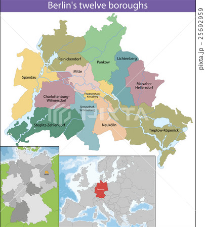 Map of Berlin Map of Berlin 25692959