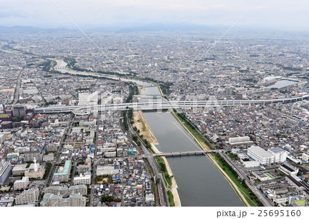 兵庫県西宮市尼崎市を空撮 兵庫県西宮市尼崎市を空撮 25695160