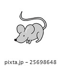 Mouse standing alone cartoon 25698648