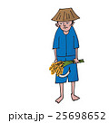 Thai farmer cartoon drawing 25698652