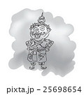 Thai legendary giant king cartoon drawing 1 25698654