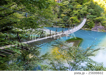 寸又峡温泉　夢の吊り橋 25699602