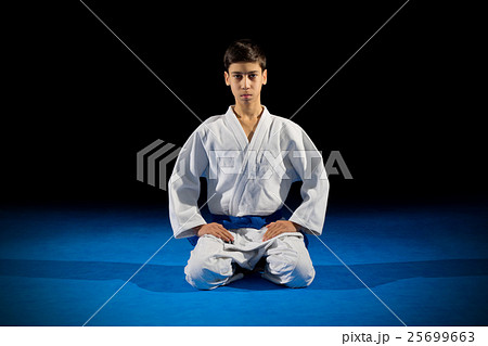 Boy martial arts fighter 25699663