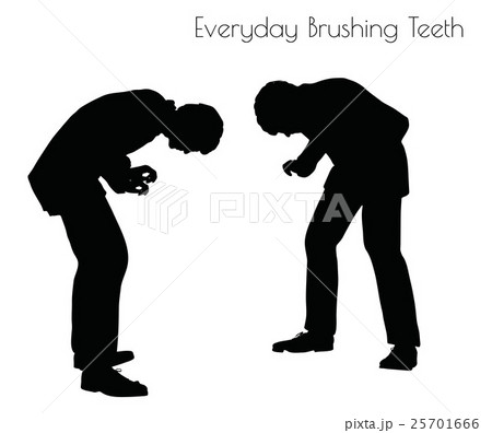 man in Everyday Brushing Teeth 25701666
