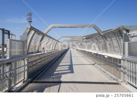 名古屋市都市風景 ささしま米野歩道橋 入口 名古屋市都市風景 ささしま米野歩道橋 入口 25705661