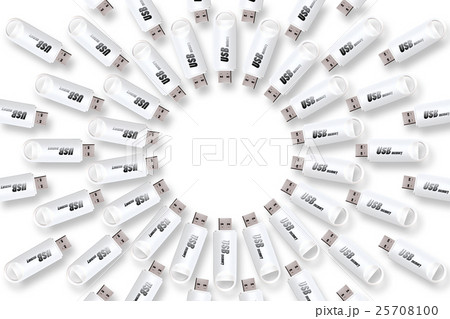 背景素材壁紙 カラフル素材 Usbメモリ フラッシュメモリ 虹色 スペクトル レインボーカラー 広告のイラスト素材