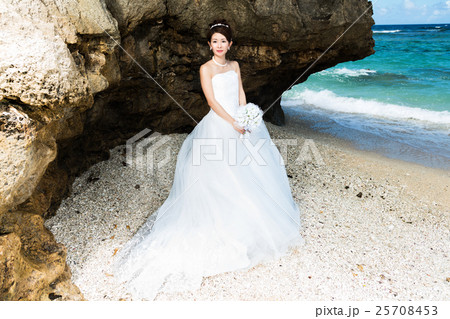 ビーチ フォトブライダル 25708453
