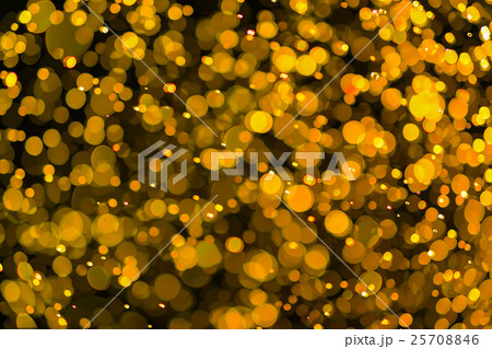 Abstract golden lights bokeh background 25708846