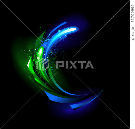 Glow green crystal 25709990