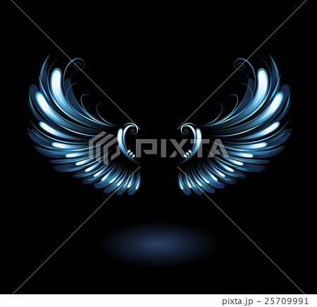 glowing angel wings glowing angel wings 25709991