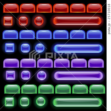 glowing computer icon 25710018