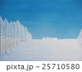 青と白と（雪景色） 25710580