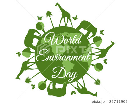 World Environment Day, planet earth with animals World Environment Day, planet earth with animals 25711905