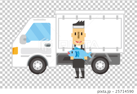 Purchase of fresh fish stock [Flat Human · Series] 25714590