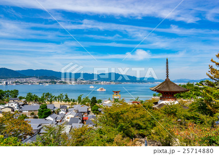 【広島県】宮島の風景 【広島県】宮島の風景 25714880