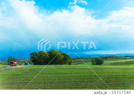 女満別の農村風景 25717140