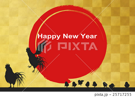 年賀状2017年 年賀状2017年 25717255