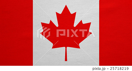 Flag of Canada real detailed fabric texture 25718219