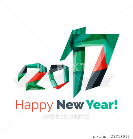 Christmas geometric banner, 2017 New Year Christmas geometric banner, 2017 New Year 25718915