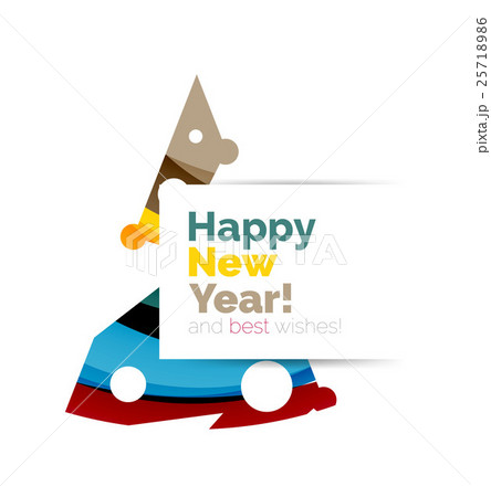 Christmas colorful geometric abstract background 25718986