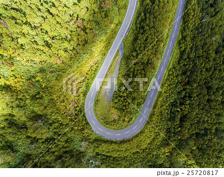 ニセコ パノラマライン 空撮(真俯瞰) ニセコ パノラマライン 空撮(真俯瞰) 25720817