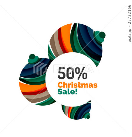Colorful Christmas abstract banner design with 25722166