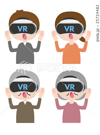 Vrゲームセット01のイラスト素材