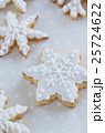 アイシングクッキーの雪の結晶 25724622