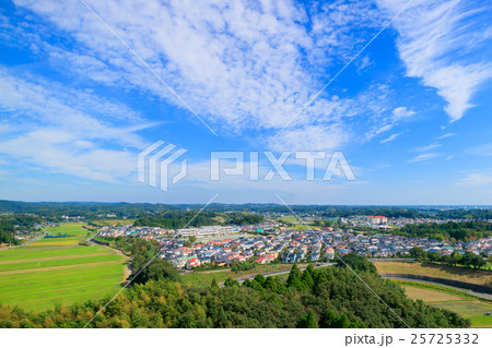 茂原市緑ヶ丘付近を空撮 25725332