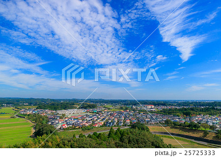 茂原市緑ヶ丘付近を空撮 25725333