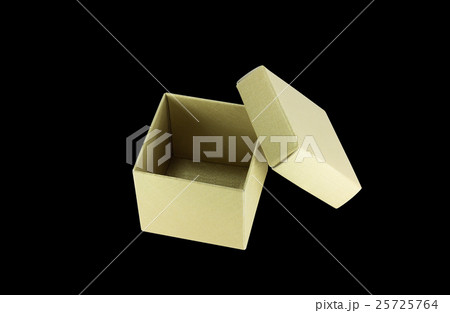 Open paper box isolated Open paper box isolated 25725764