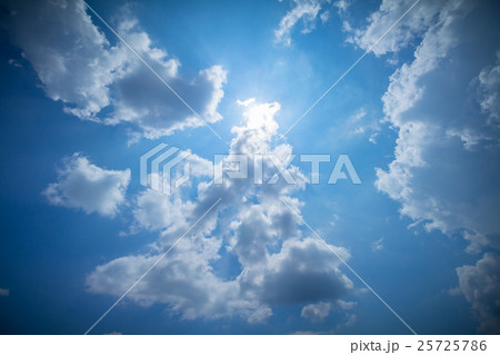 Blue sky and clouds 25725786