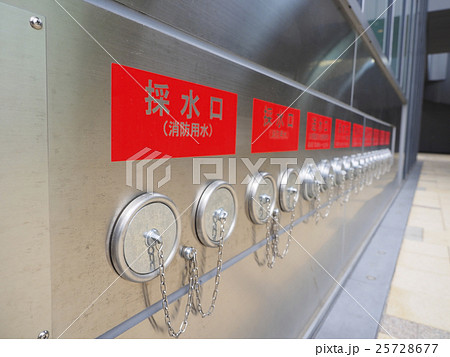 消火設備・送水口 25728677