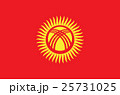 Flag of Kyrgyzstan vector image 25731025