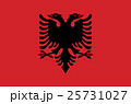 Sovereign state flag of country of Albania 25731027