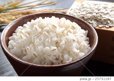 麦ごはん　麦飯 25731197