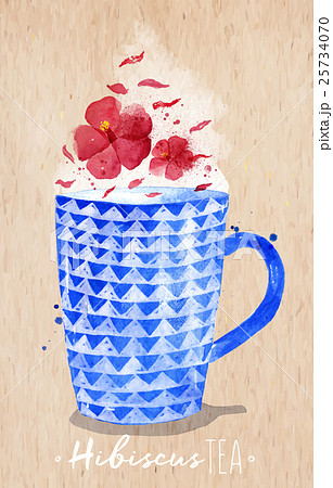 Teacup red tea kraft Teacup red tea kraft 25734070