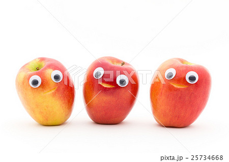 目玉シール・リンゴ(品種:ジャズ): Wiggly-Eyed Apple (cv. Jazz) 目玉シール・リンゴ(品種:ジャズ): Wiggly-Eyed Apple (cv. Jazz) 25734668