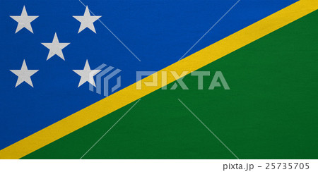 Flag of Solomon Islands detailed fabric texture 25735705