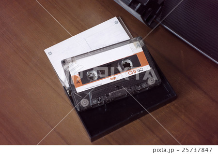 古いカセットテープ イメージ素材 古いカセットテープ イメージ素材 25737847