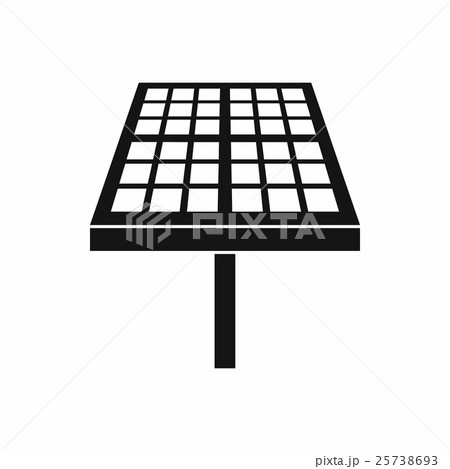 Solar energy panel icon, simple style Solar energy panel icon, simple style 25738693