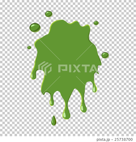 Slime spot isolated on white background Slime spot isolated on white background 25738700