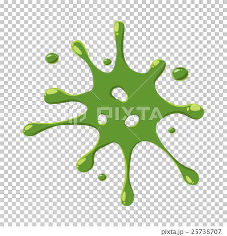 Slime spot isolated on white background Slime spot isolated on white background 25738707