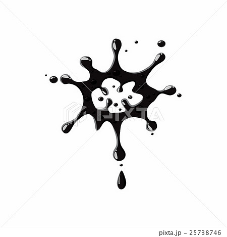 Oil spot isolated on white background 25738746