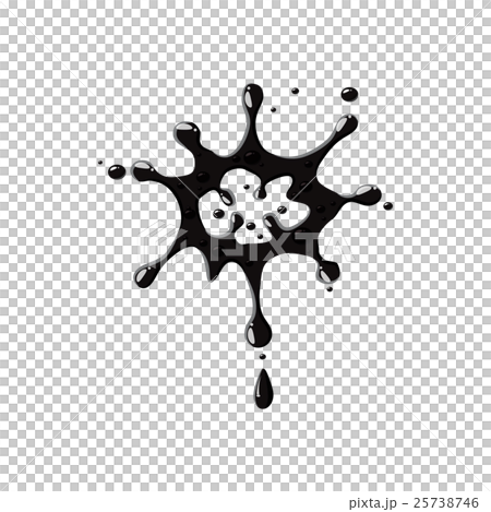 Oil spot isolated on white background 25738746