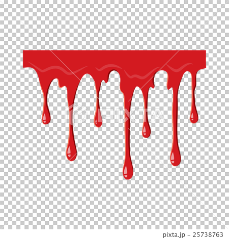 Flowing blood icon 25738763