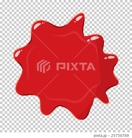 Red blood icon 25738789