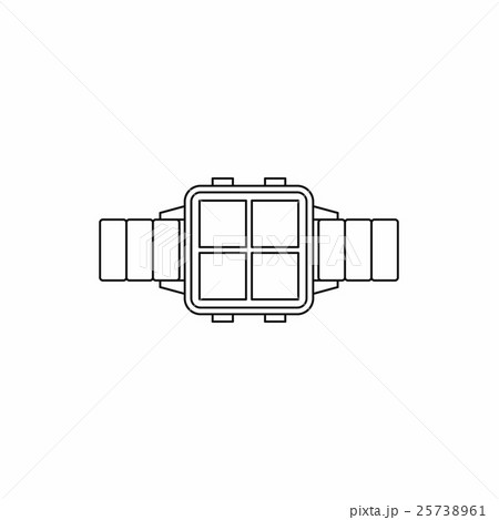 Smart watch icon, outline style Smart watch icon, outline style 25738961