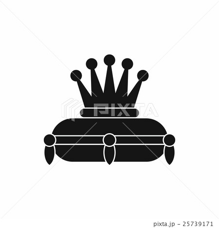 Crown king icon, simple style Crown king icon, simple style 25739171