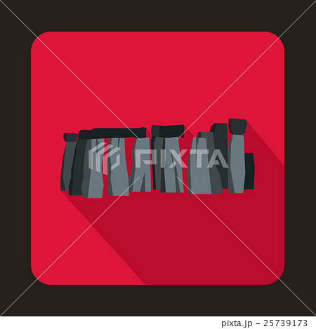 Stonehenge icon in flat style Stonehenge icon in flat style 25739173